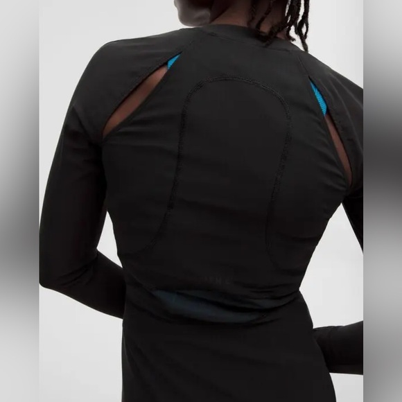 LULULEMON Mesh Cutout Long-Sleeve Dress Slnsh Collection - Picture 5 of 5